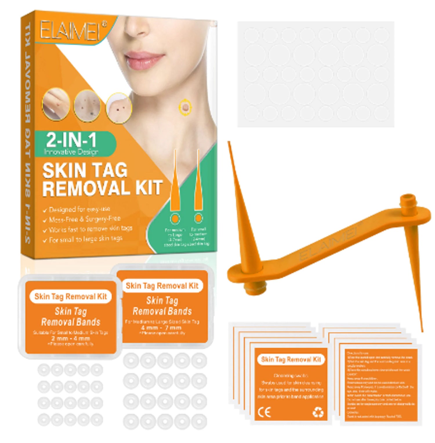 Revolutionary Automatic Skin Tag Removal Kit