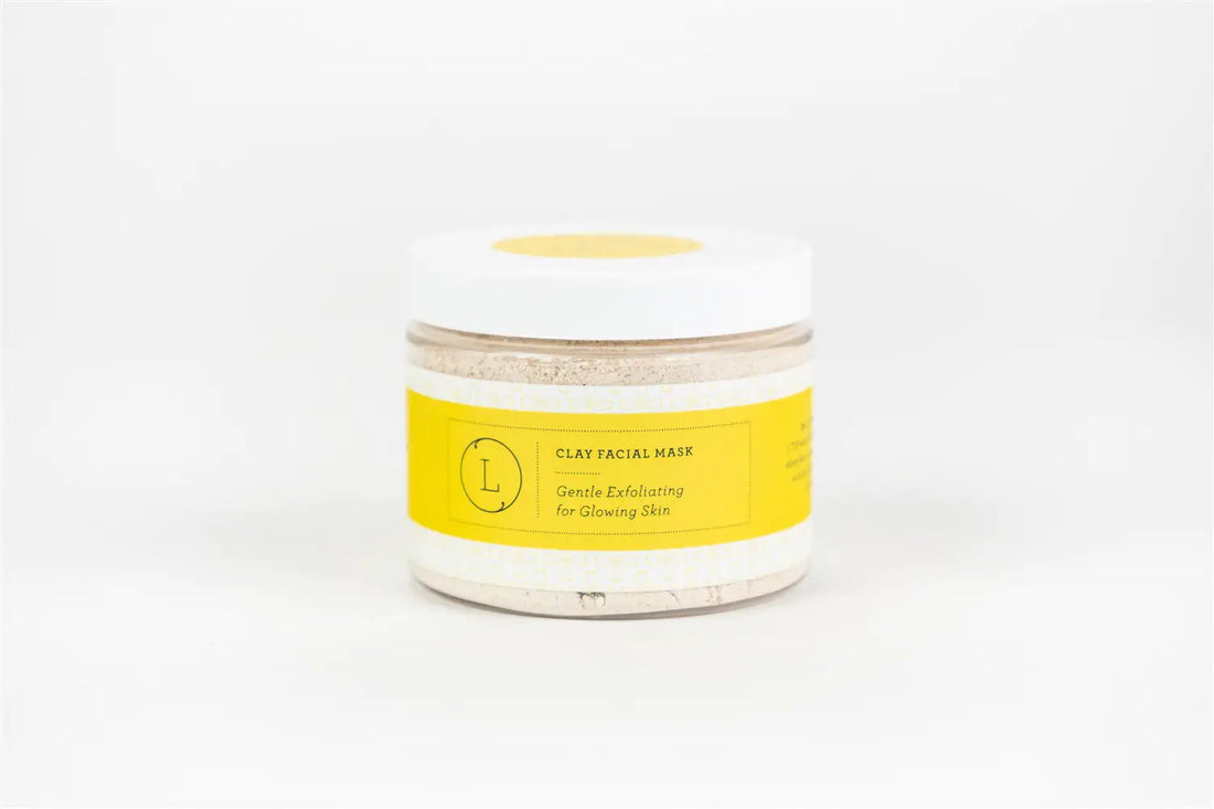 Natural Clay Facial Mask, Exfoliating Mask, Glowing skin Mask