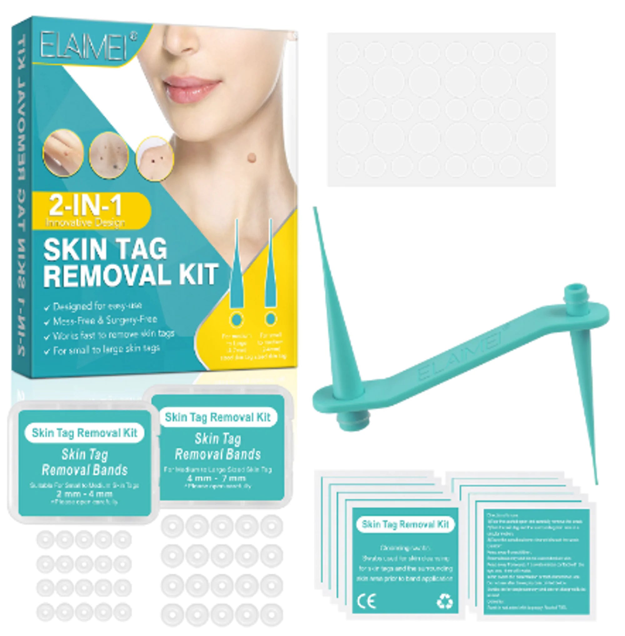 Revolutionary Automatic Skin Tag Removal Kit