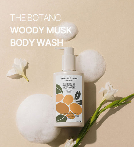 The Botanic Woody Musk Boby Wash 350ml